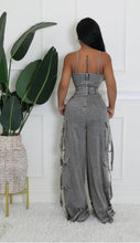 Load image into Gallery viewer, STRAP SHOULDER TUBE WIDE LEG JUMPSUIT
