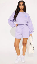 Load image into Gallery viewer, “ARCHIVE&quot; FLEECE LS TOP &amp; SHORTS SET
