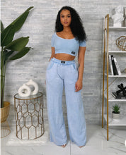 Load image into Gallery viewer, Mineral Wash Blue 2 Piece Set

