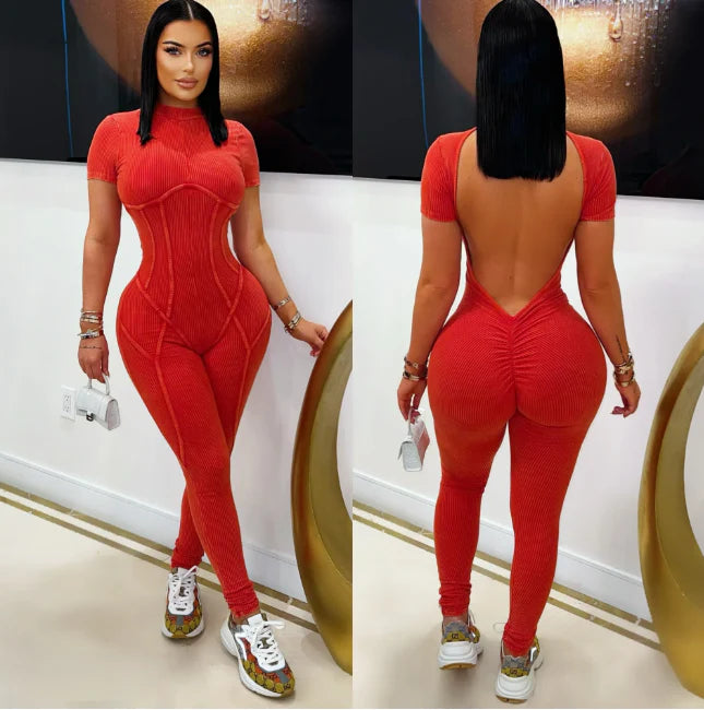 Hotline Ribbed Catsuit
